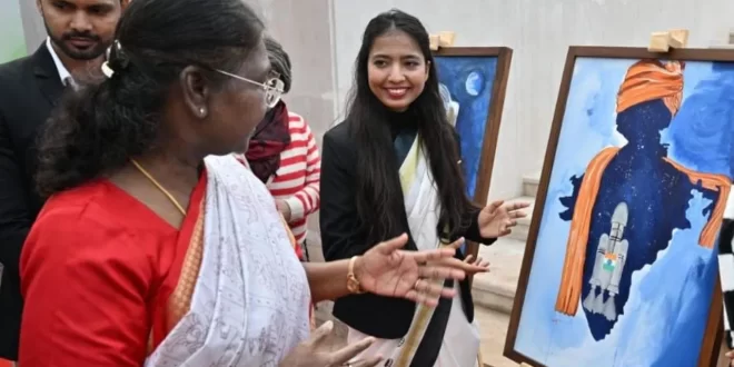 भिवानी की लड़की सुलेखा कटारिया की संघर्षपूर्ण यात्रा, राष्ट्रपति भवन में पेंटिंग प्रदर्शित